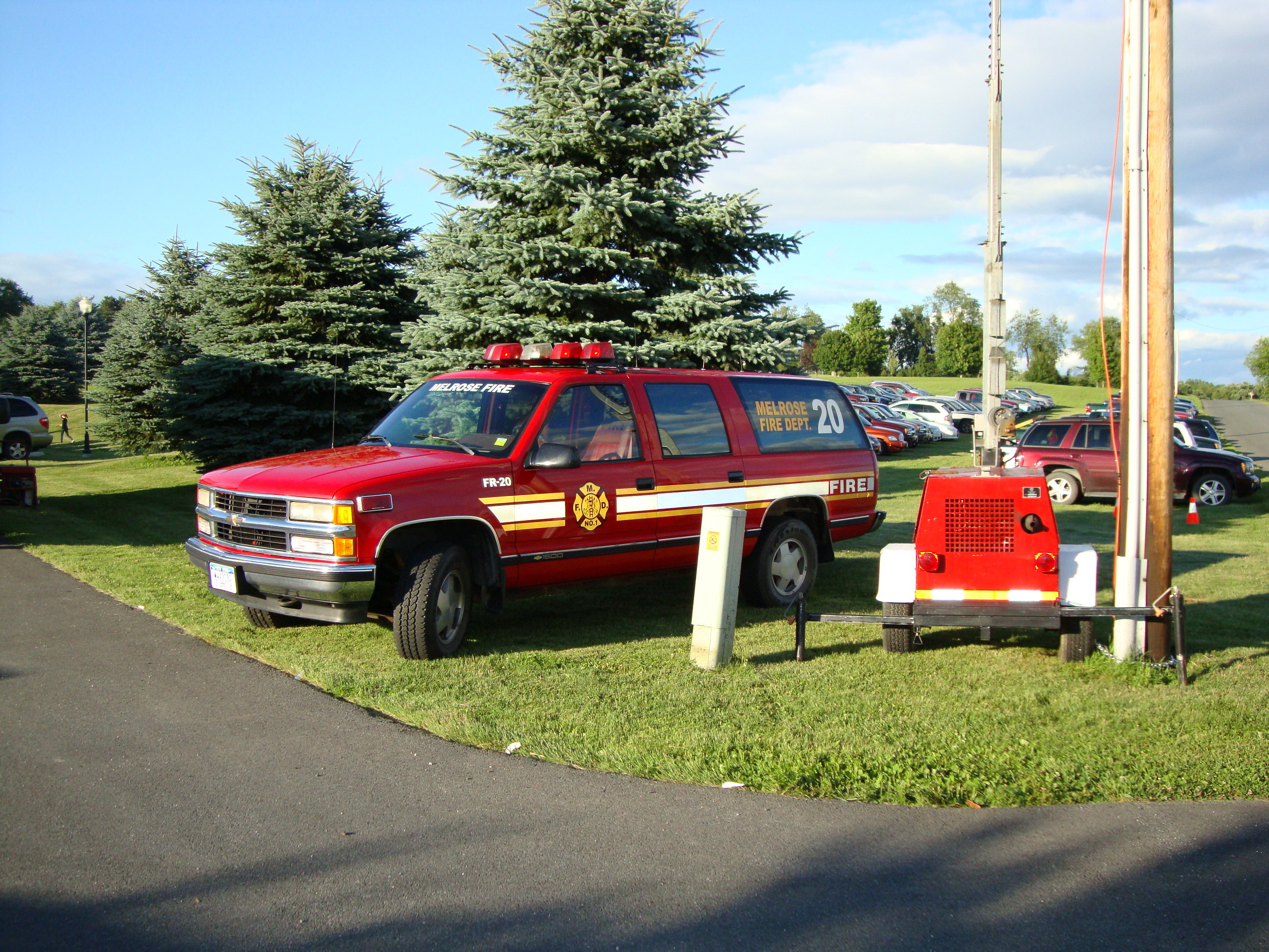 Melrose Fire department SUV 